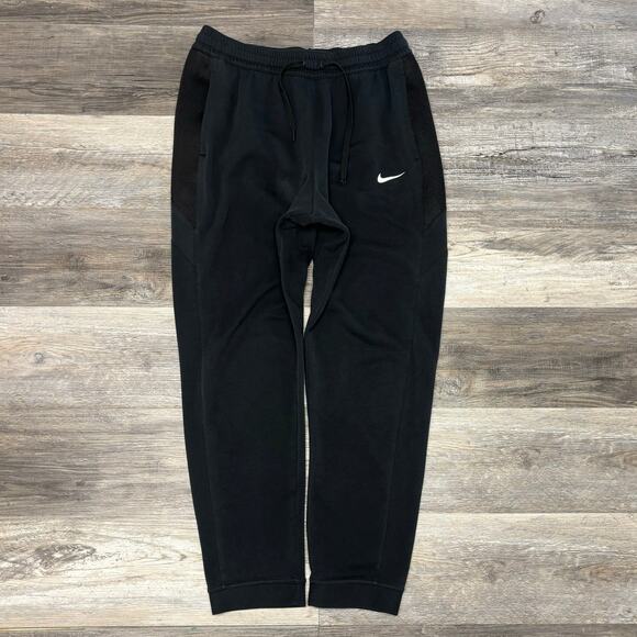 Nike Dri Fit Showtime Black White Mens‎ XL Mini Swoosh Basketball Jogger Pants - Picture 1 of 12